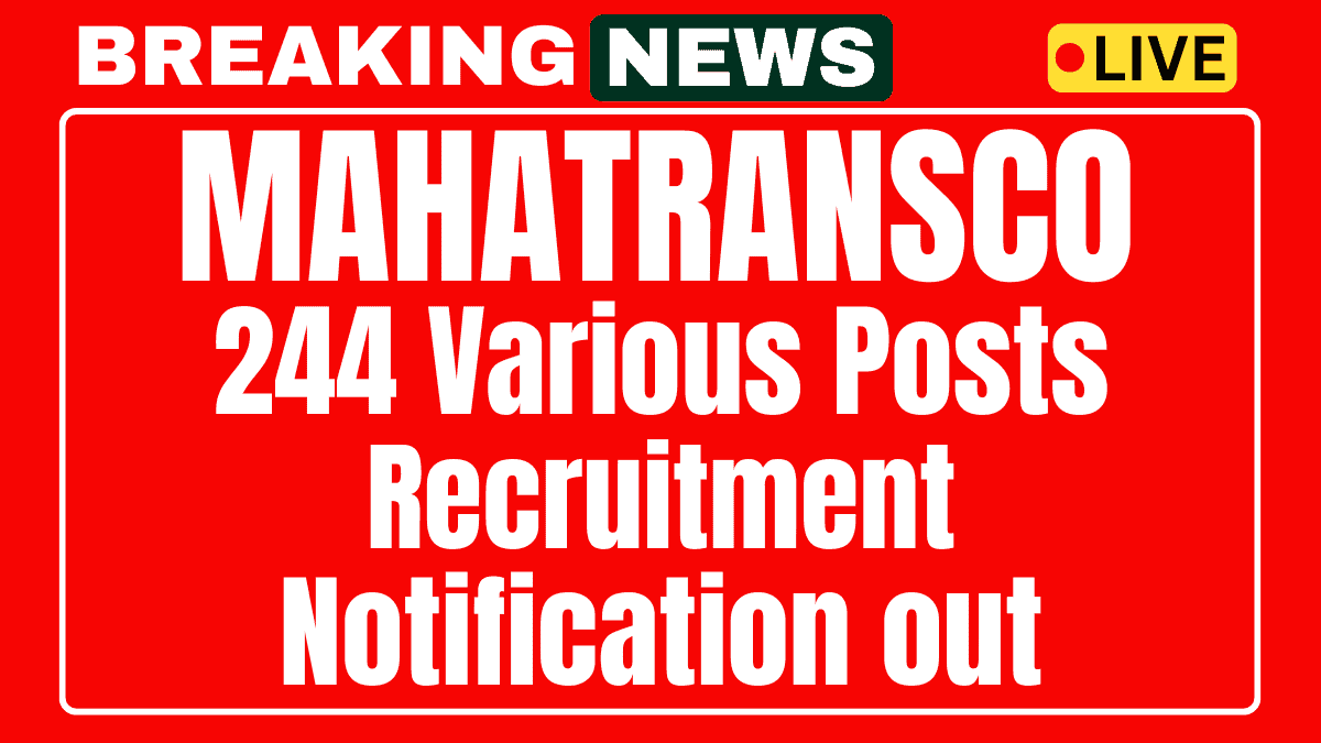 MAHATRANSCO Recruitment 2025